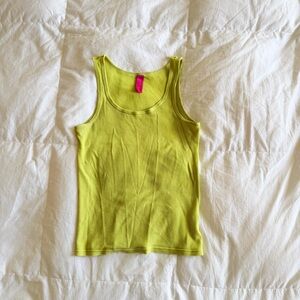 Women's Lime Green Tank Top